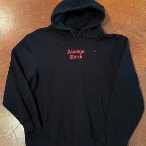 Colby Brock "Always Tired" Black Hoodie Unisex size XL